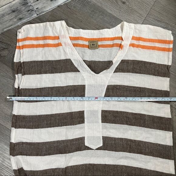 Rose And Rose Striped Midi Kaftan Dress - Women's Size M - Picture 5 of 8